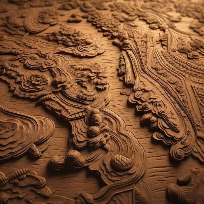 Patterns and decorations (stl path 3, PATTERN_1211) 3D models for cnc